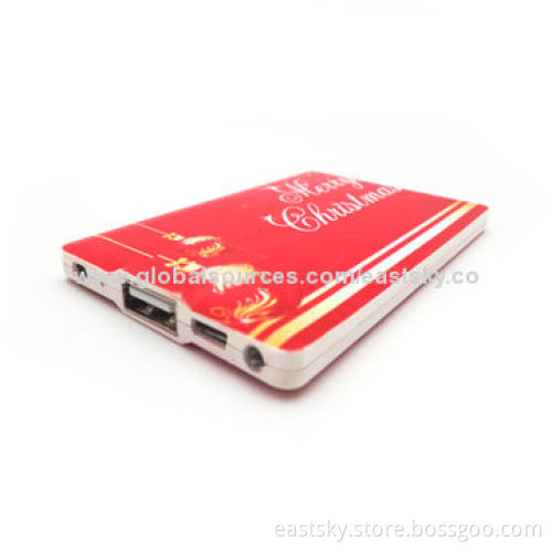 Universal Power Bank Charger and Portable Case in Super Slim Credit Card ShapeNew